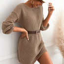 Vestido Stay de Inverno em tricô