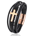 Pulseira Masculina Crucifixo