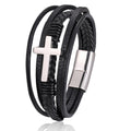 Pulseira Masculina Crucifixo