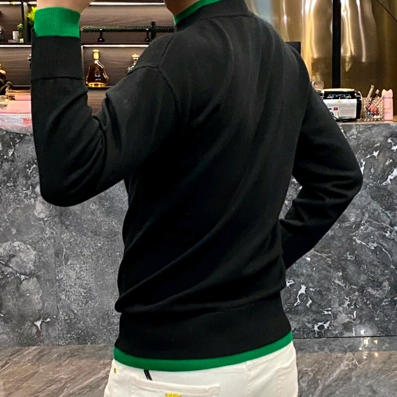 Blusa Suéter Masculino Gola Redonda