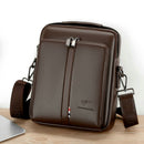 Bolsa de Couro Masculina Transversal