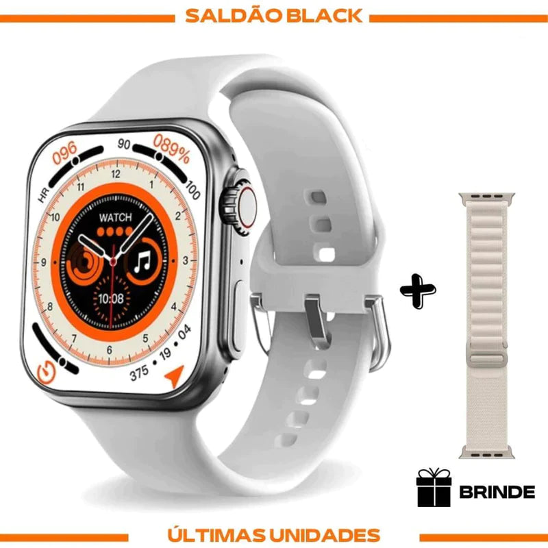Smartwatch Ultra Série 8 - Relógio Inteligente + Pulseira Extra
